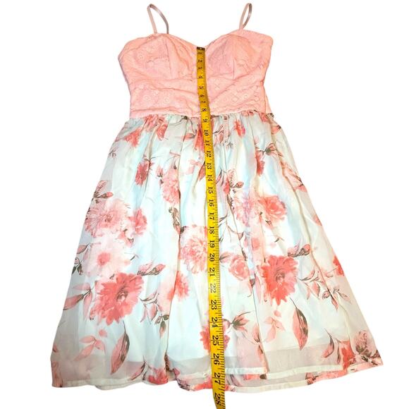 AUW Pink and Green Dress - Size M - Picture 7 of 10